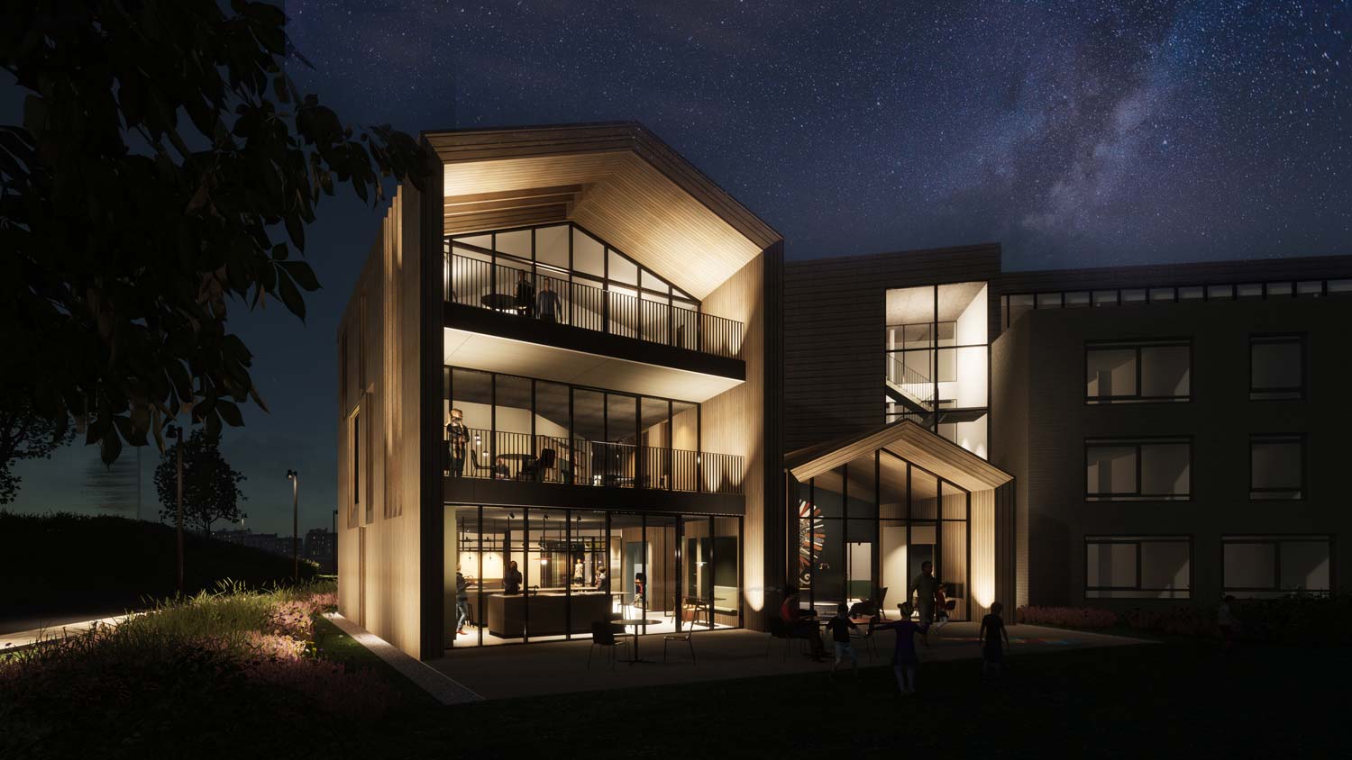 https://www.heyligersarchitects.nl/wp-content/uploads/2023/05/RonaldMcDonaldHuisEmma_HeyligersArchitects_Render_Nieuwbouw_Achtergevel-bij-nacht.jpg